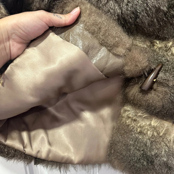 Vintage Rabbit Fur Coat - Picture 6 of 9